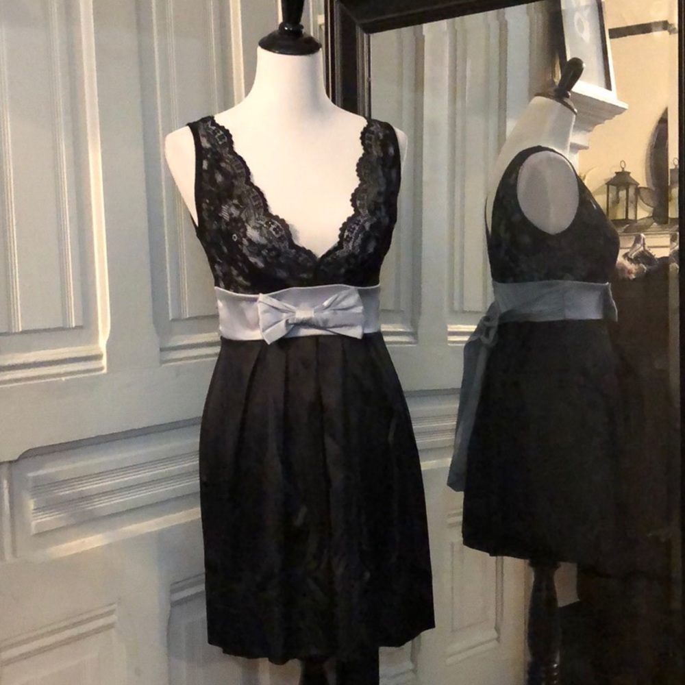 Pinup lace and satin dress